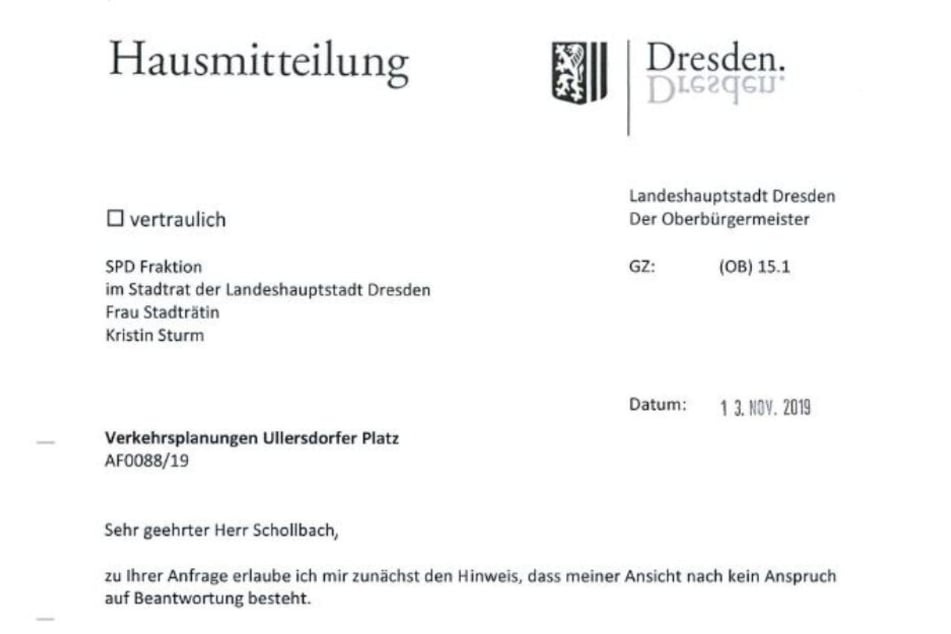 Oben "Sturm", unten "Schollbach": Bei dieser Rats-Anfrage ging etwas durcheinander.