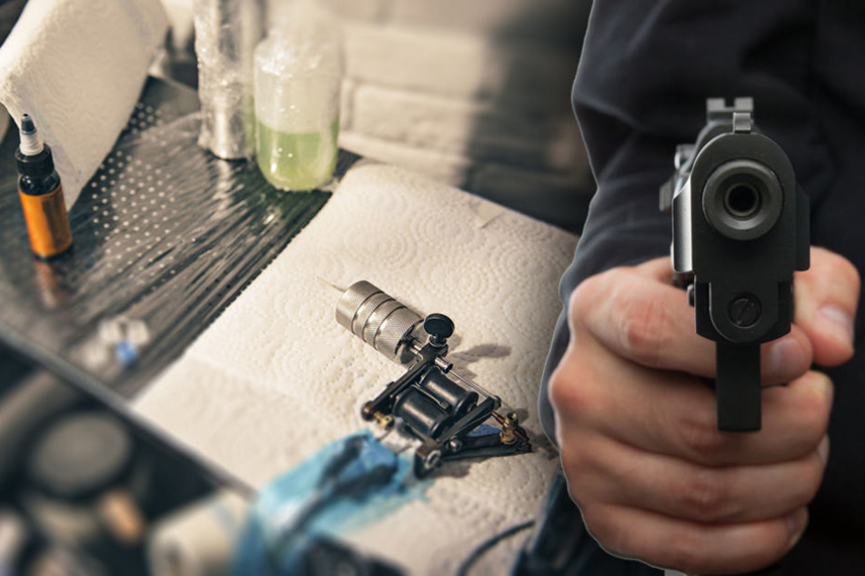 Das Tattoostudio war zuvor geschlossen worden. (Bildmontage)