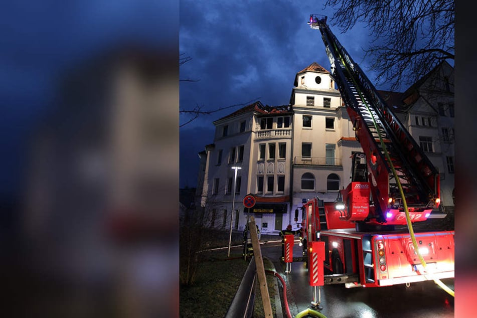 Die Feuerwehr löschte den Brand.