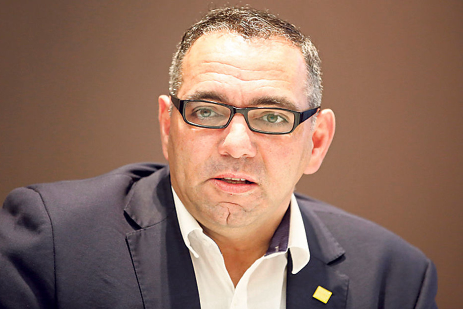 Johannes Lohmeyer (52), Vorsitzender des Tourismusverbandes Dresden, sorgt
sich um Dresdens Hotellerie.