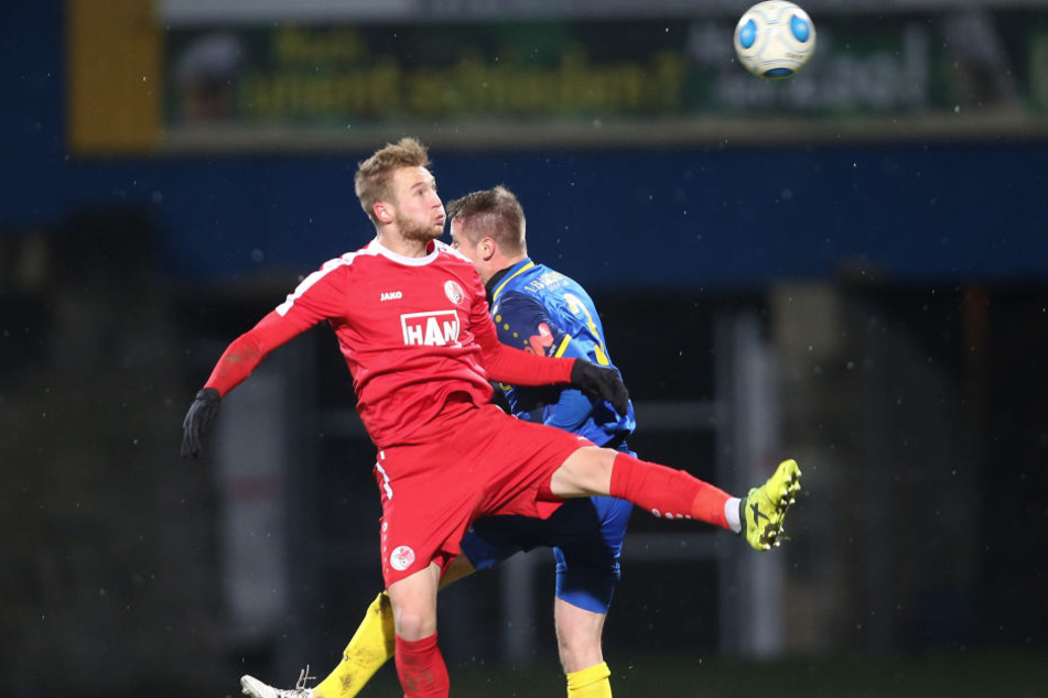 Am Sonntag beim Berliner AK setzte es auch aufgrund dreier Tore von Ex-Spieler Felix Brügmann (hier im Hinspiel) für Lok eine 2:5-Niederlage.