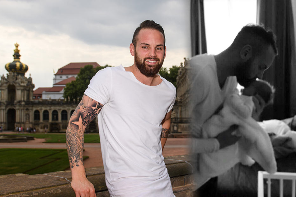 Giuliano Modica beim Teamausflug am Donnerstag (l.) und mit seiner Tochter Adriana (r.).