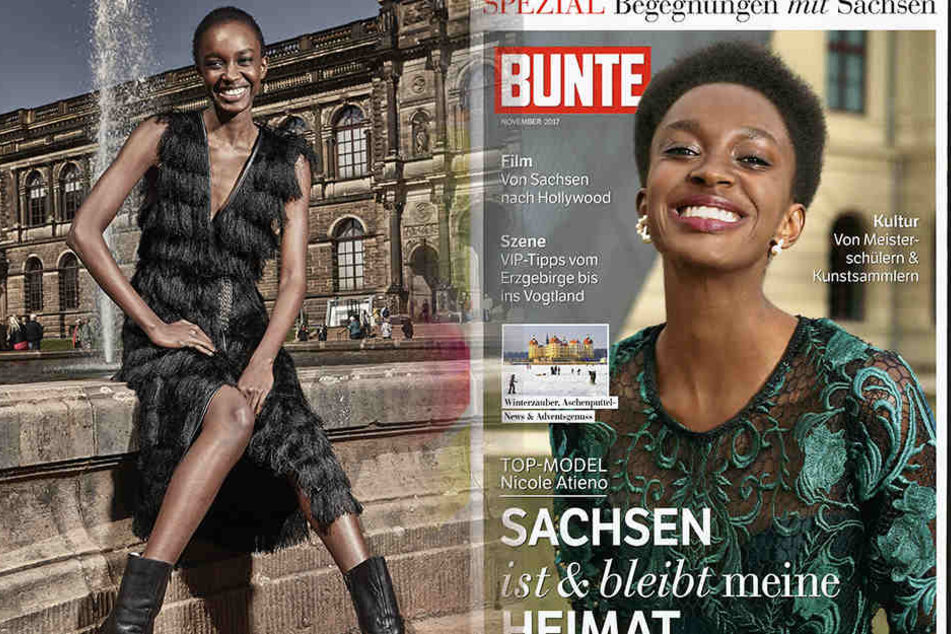 Nicole Atieno (20) sagt unmissverständlich in "Bunte": "Sachsen ist und bleibt meine Heimat".