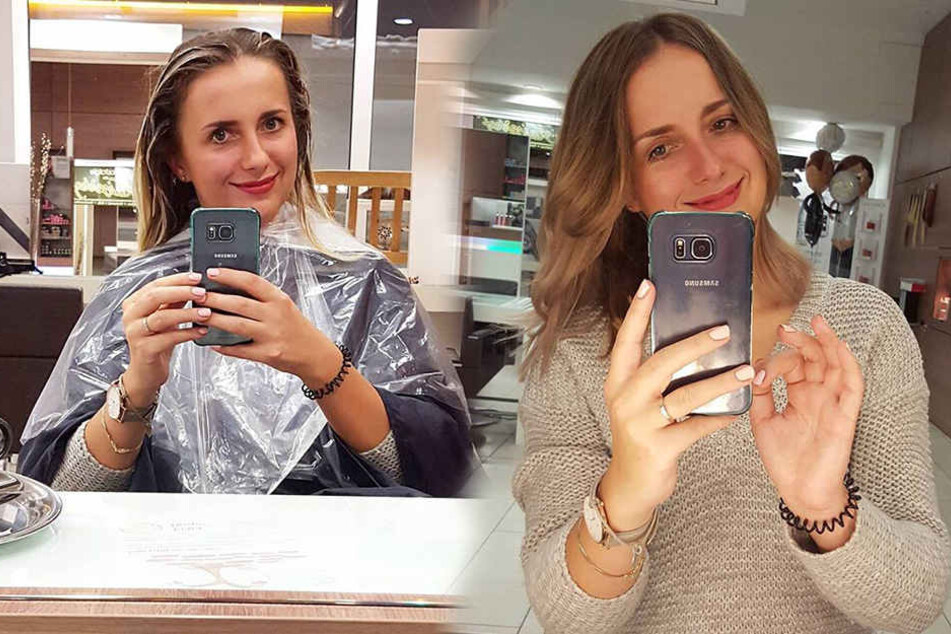 Anna war beim Friseur - und sieht (wie immer) toll aus.