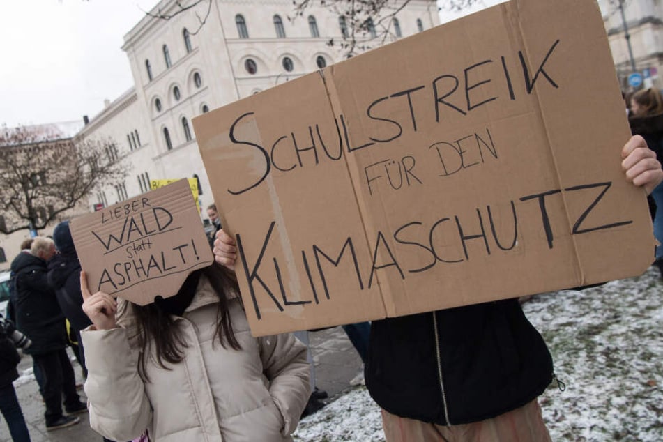 Im Januar demonstrierten bereits Schüler in München für den Klimaschutz.
