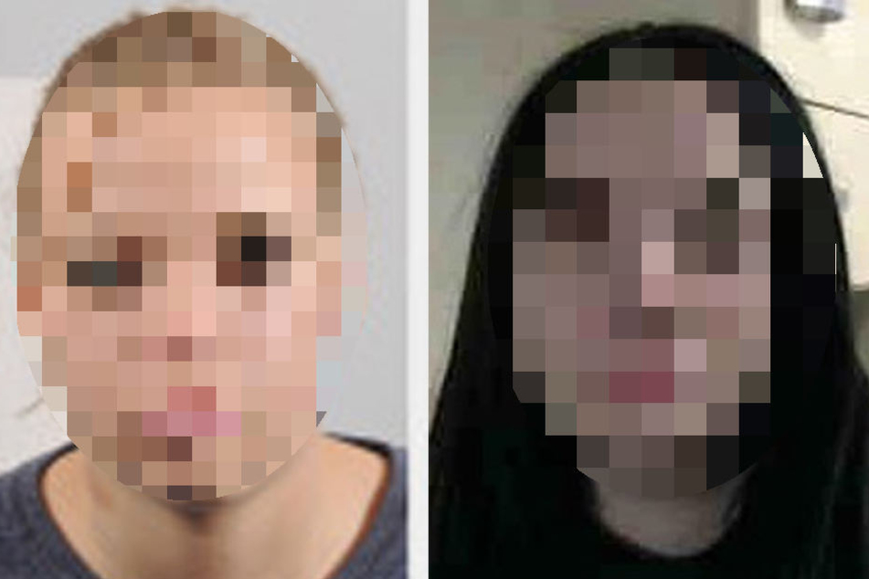 Die Collage zeigt die 15-Jährige Tessa einmal mit blonden sowie mit schwarzen Haaren.