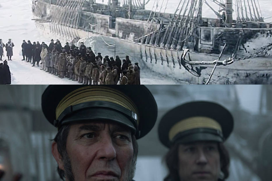 "The Terror" von Ridley Scott mit Ciarán Hinds und Tobias Menzies.