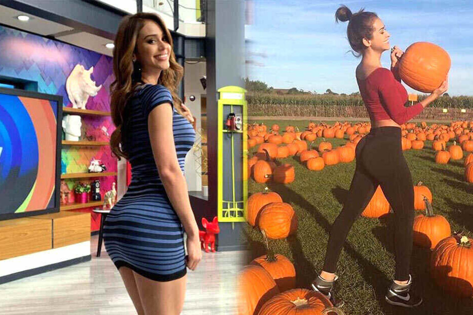 Im TV präsentiert Yanet Garcia (28) die Wettervorhersage.