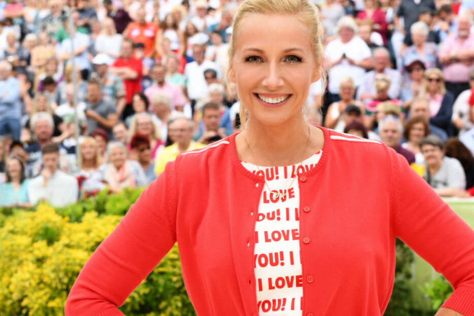 Andrea Kiewel (Archivbild) moderiert den ZDF-Fernsehgarten.
