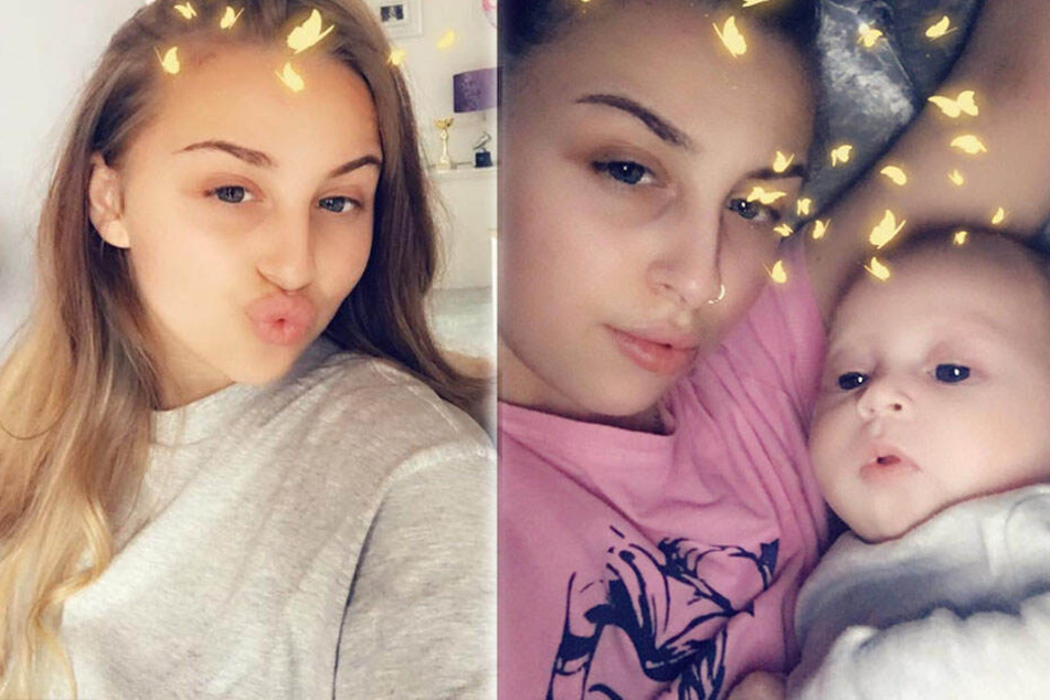 Die 18-Jährige wurde unerwartet Mutter.