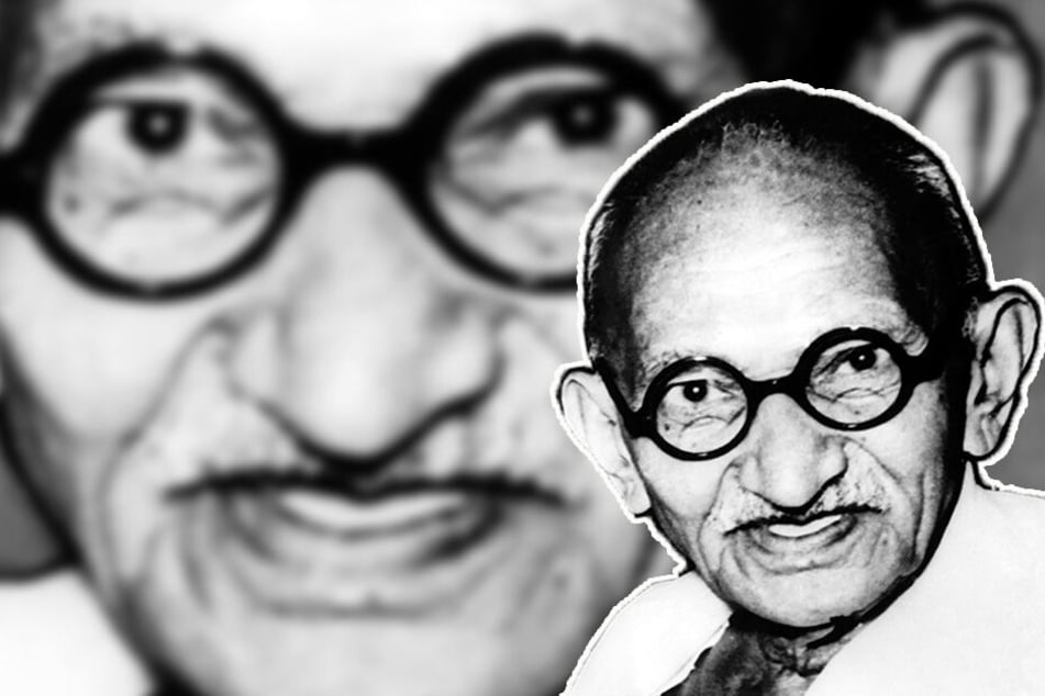 Widerstandskämpfer Mahatma Gandhi wurde 78 Jahre alt.