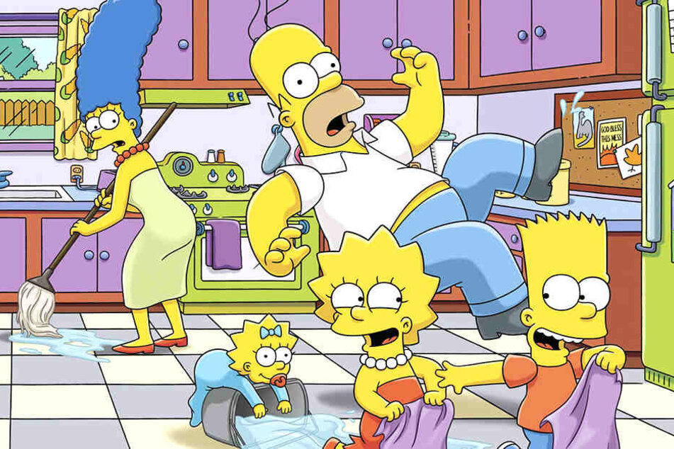 Homer, Maggie, Lisa, Homer und Bart (v.l.n.r.) werden im neuen Simpsons-Streifen zu sehen sein.