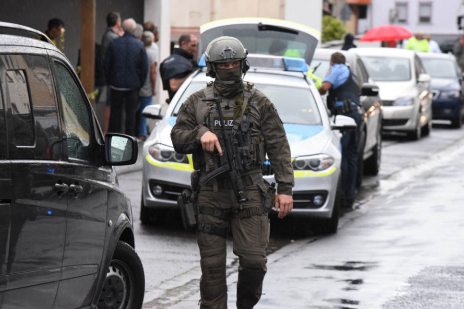Mit einem Großaufgebot war die Polizei in Butzbach im Einsatz.