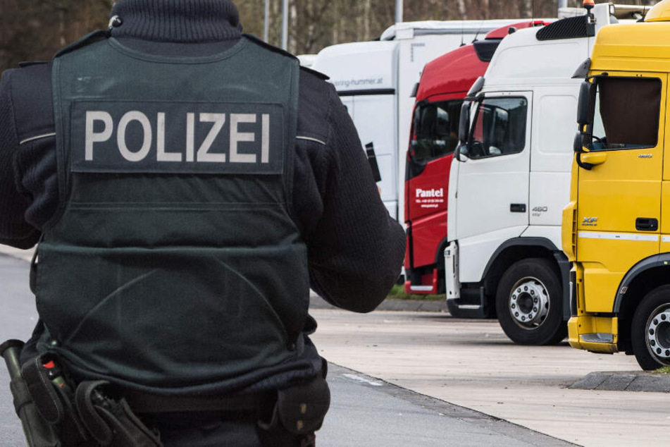 Insgesamt kontrollierte die Polizei am Sonntag in Hessen rund 1200 Lastwagen-Fahrer (Symbolbild).