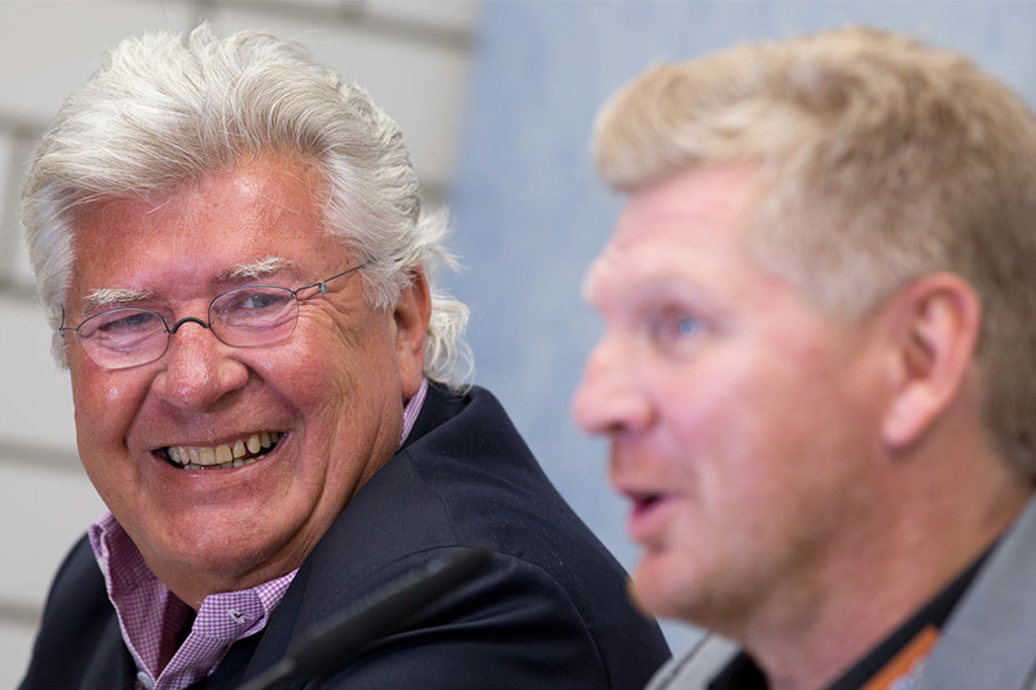 Hier war Wilfried Finke noch im Amt: Er stellte den damaligen Trainer Stefan Effenberg ein.