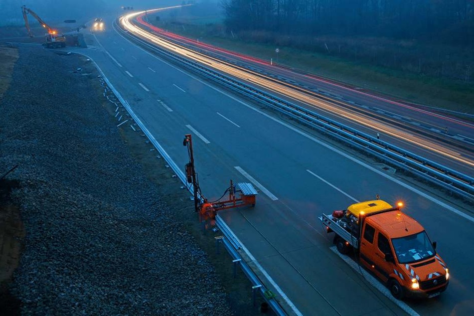 Derzeit werden auf der A13 die letzten Arbeiten beendet.