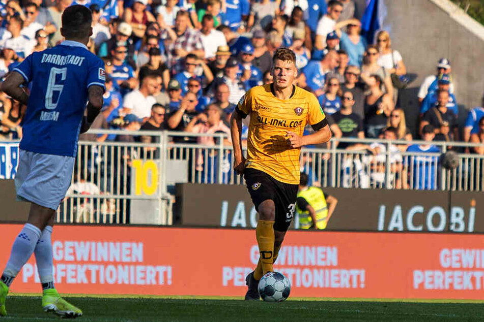 Kevin Ehlers beim Spiel in Darmstadt. Es war sein viertes Punktspiel über die volle Distanz.