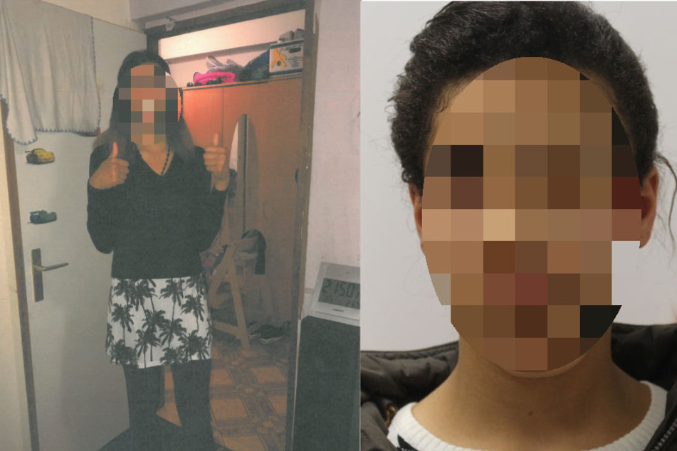 Mit diesen Fotos sucht die Polizei nach der Vermissten.