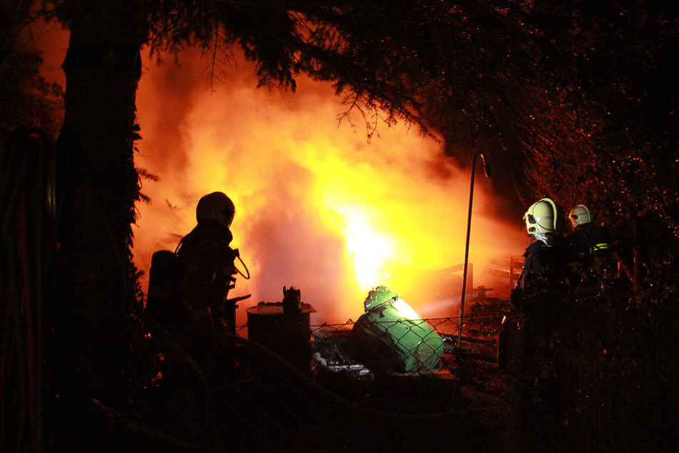 Die Feuerwehr konnte den Brand schnell bekämpfen. (Symbolbild)