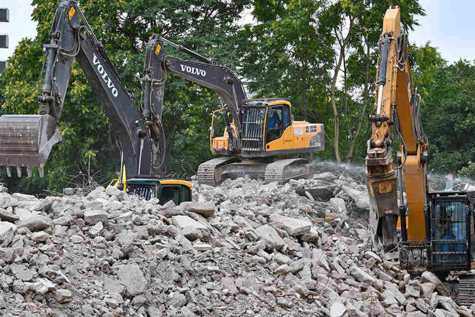 Im August 2016 rückten die Bagger an um Platz für den neuen Campus zu schaffen.
