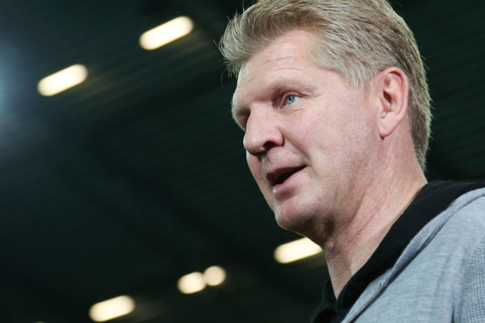Stefan Effenberg bei der damaligen 2. Liga-Partie SC Paderborn gegen Fortuna Düsseldorf.