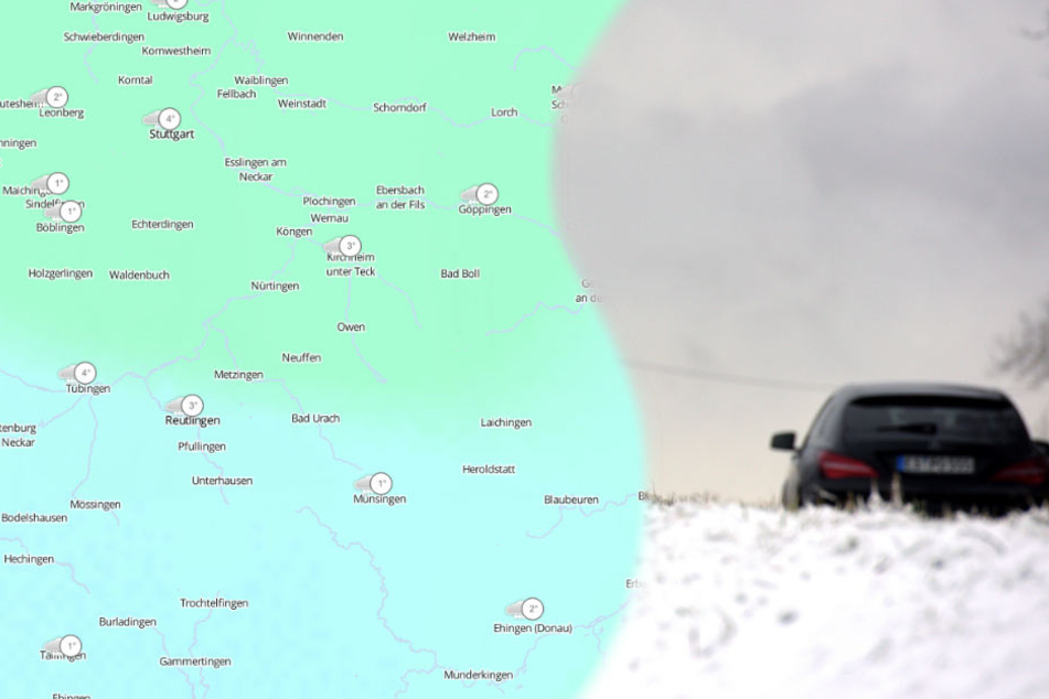 Auch in tiefer gelegenen Gebieten soll die weiße Pracht kommen, so der Deutsche Wetterdienst. (Symbolbild/Fotomontage)