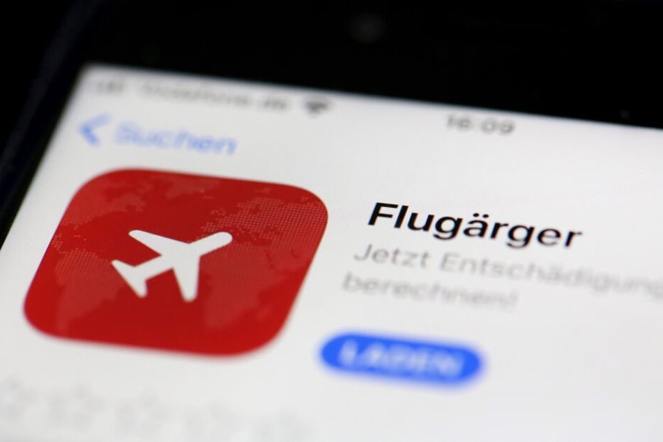 Das Foto zeigt die "Flugärger-App" im App-Store.