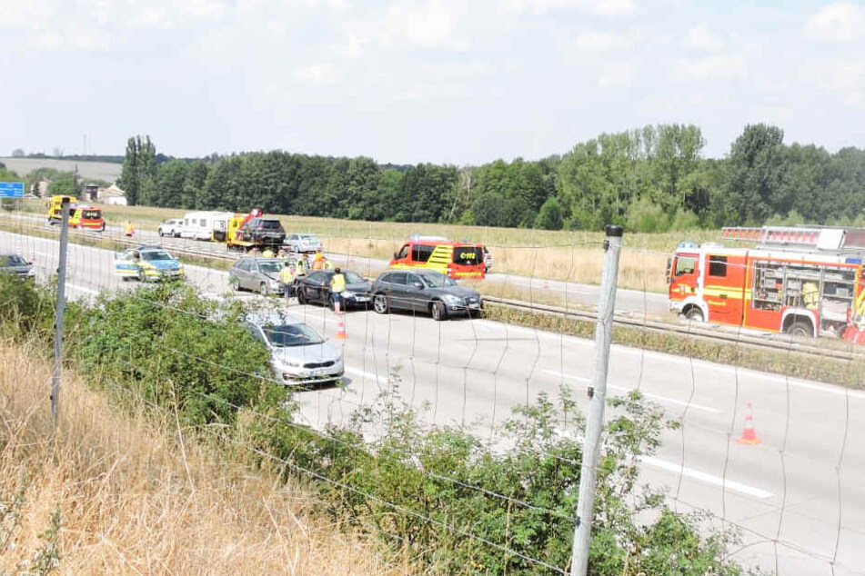 Auch auf der Gegenfahrbahn kam es zu einem Unfall.