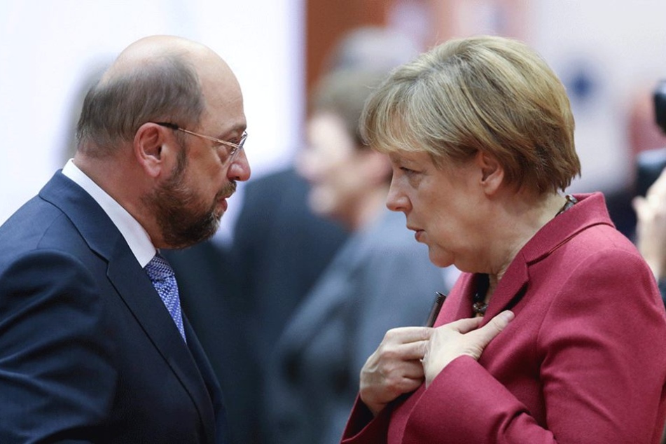 Angela Merkel und Martin Schulz treten als Kanzlerkandidaten gegeneinander an.