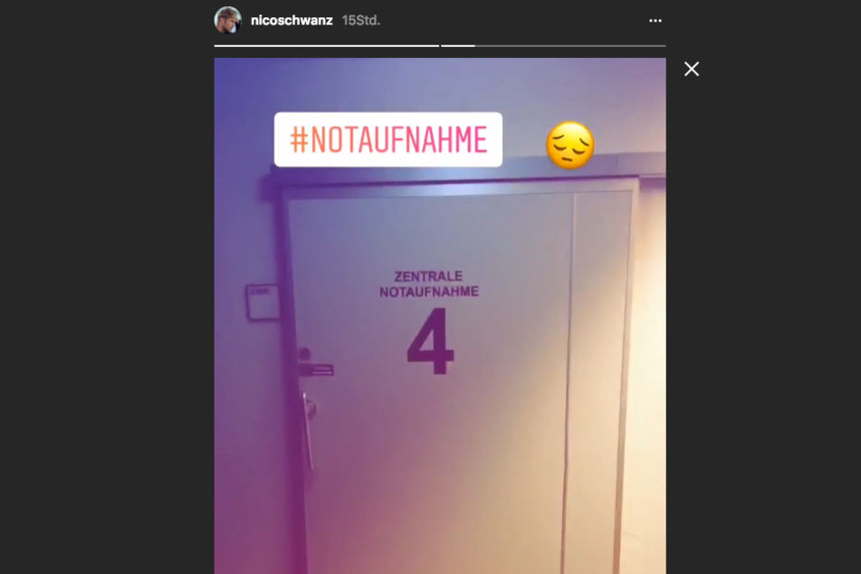 Der Thüringer saß mit Freundin Vanessa in der Notaufnahme.
