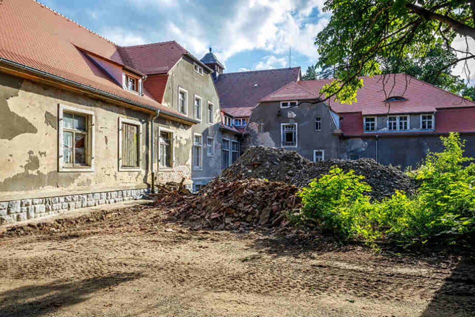 Das frühere Offizierskasino ist eines der markantesten Häuser im „Neuen Lager“
am Rande von Königsbrück.