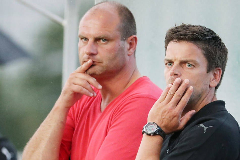 FSV-Sportchef David Wagner (l., mit Coach Torsten Ziegner) kümmert sich derzeit um Verstärkungen und ein mögliches Trainingslager.