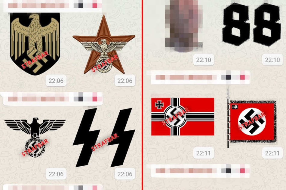 whatsapp nazi sticker