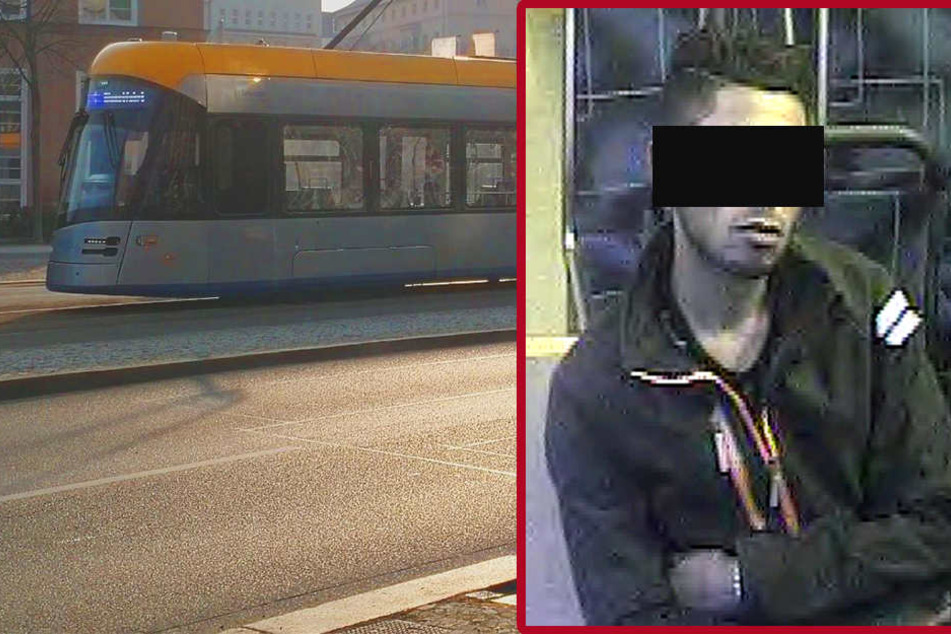 Nach diesem mutmaßlichen Tram-Treter sucht die Polizei per Fahndungsbild.