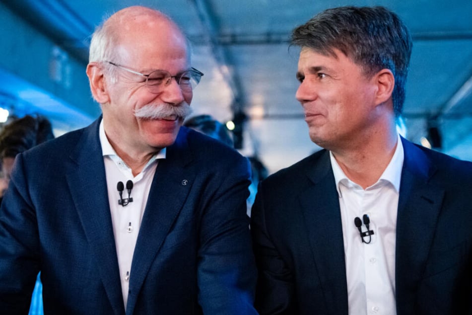 Daimler-Vorstandsvorsitzender Dieter Zetsche (links) und BMW-Vorstandschef Harald Krüger.