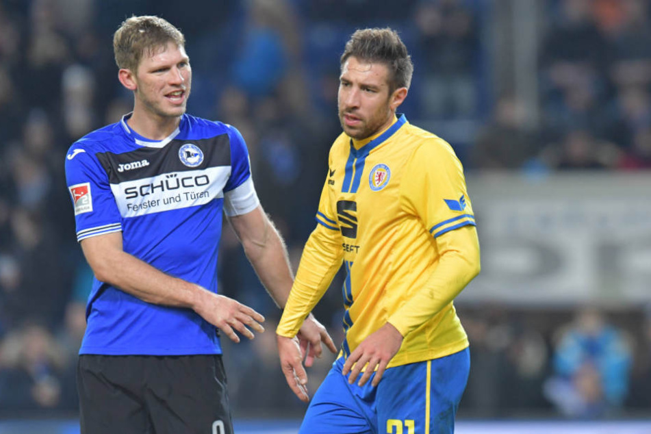 Ex-Armine Patrick Schönfeld (r.) wechselte ohne seinen Kumpel (über Aue) nach Braunschweig.