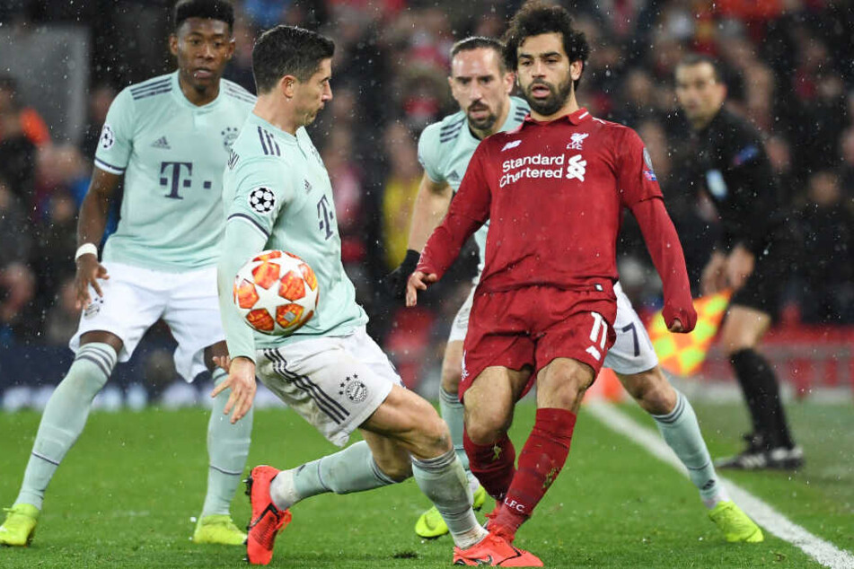 Der FC Bayern München erarbeitete sich beim FC Liverpool in der CL ein Remis.