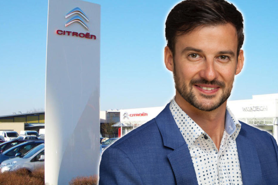 Geschäftsführer Tobias Wojciech sucht Verstärkung für sein Autohaus in Dresden.
