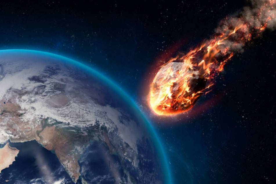 Ein Asteroid mit Kurs auf die Erde: Genau das wollen Wissenschaftler jetzt erzeugen. (Symbolbild)