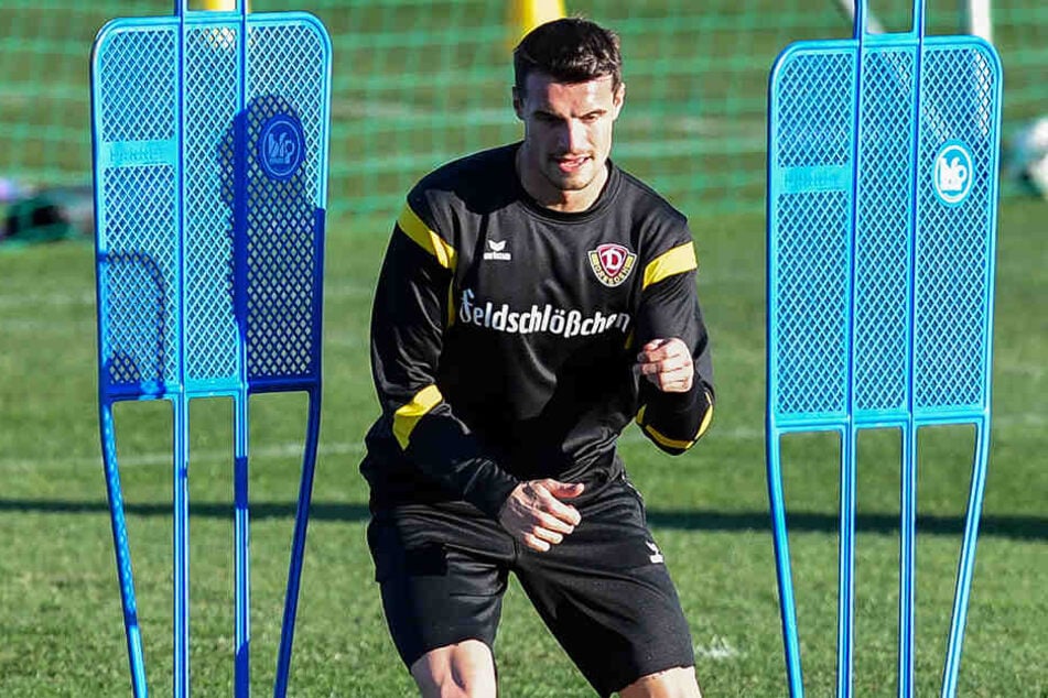 Philip Heise während einer Übungseinheit im Trainingslager in Marbella.