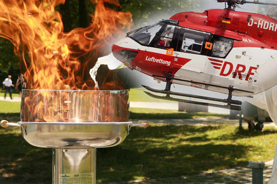 Ein 15-Jähriger musste mit schweren Verbrennungen in eine Spezialklinik. (Symbolbild)