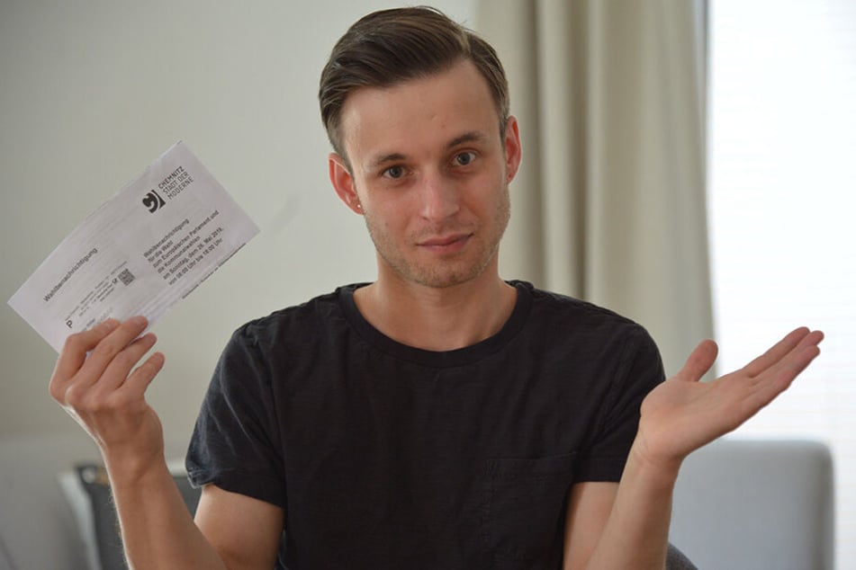 Felix Ritter (31) aus Siegmar hat seine Briefwahlunterlagen nicht bekommen.