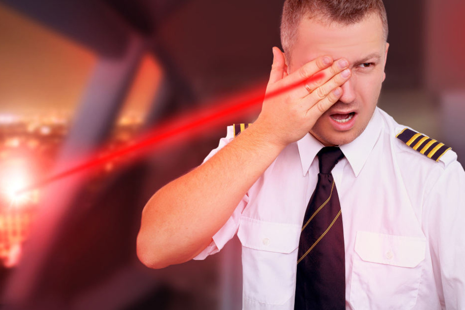 Das kann ins Auge gehen. Der Junge richtete den Laser-Pointer auf den Polizei-Hubschrauber aus und blendete den Piloten. (Symbolbild)