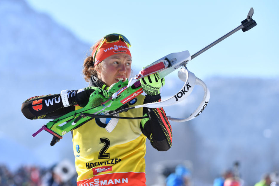 Auch Deutschlands Spitzenbiathletin Laura Dahlmeier freut sich über die Vergabe der WM nach Oberhof.