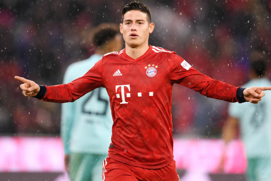 James Rodríguez wird nicht mehr für den FC Bayern auf dem Rasen stehen.