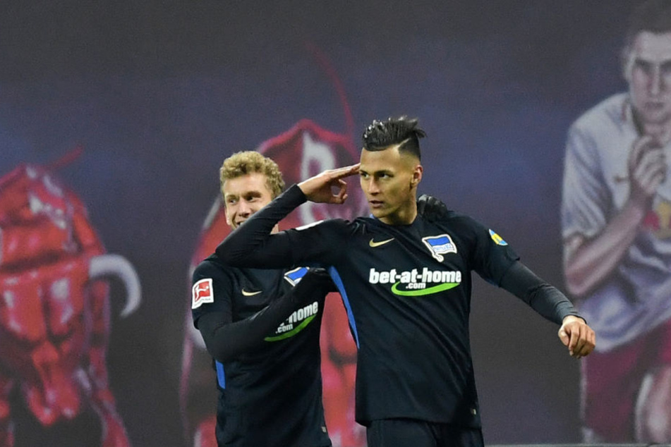 Davie Selke erzielte beim ersten Aufeinandertreffen nach seinem Wechsel nach Berlin im Hinspiel zwei Tore für die Hertha.