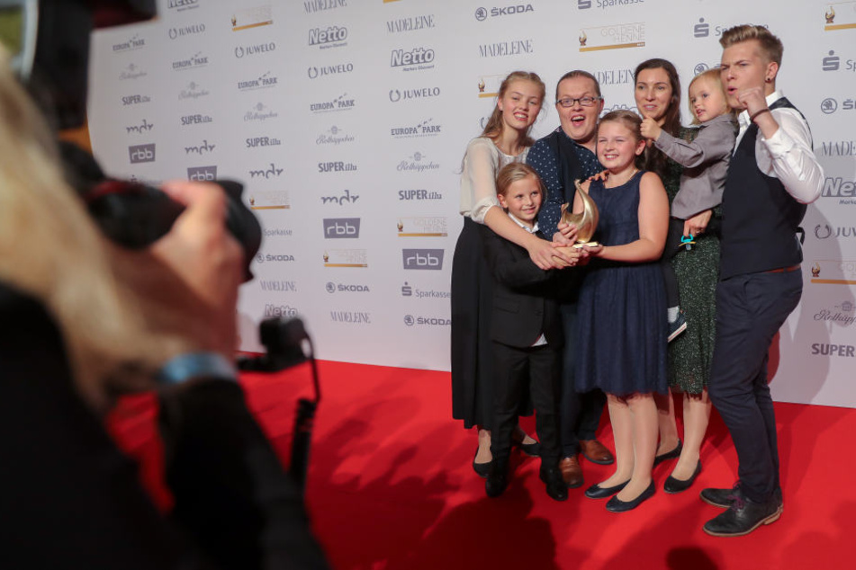 Angelo Kelly und seine neue Family erhielten den ersten Preis des Abends.