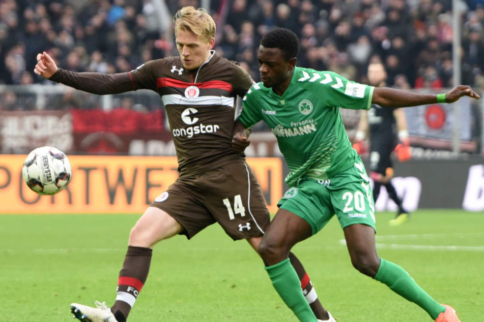 Paulis Mats Möller-Daehli (links) setzte sich gegen David Atanga durch.