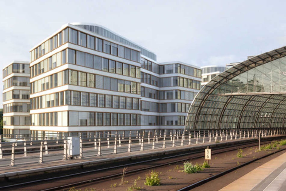 Das intelligente Gebäude entsteht neben dem Hauptbahnhof in Berlin.