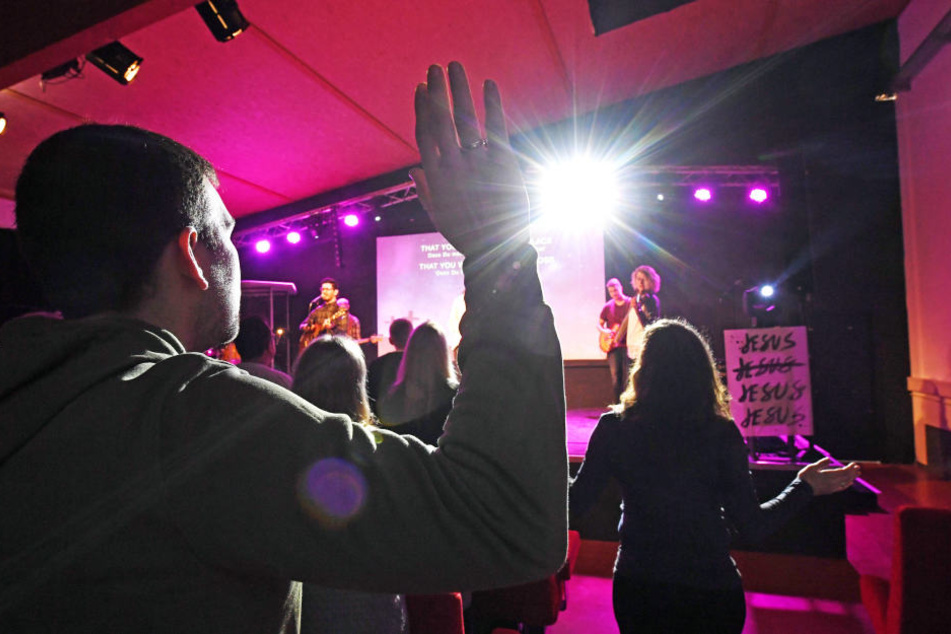 In der Freikirche ICF Kraichgau findet ein Gottesdienst statt.